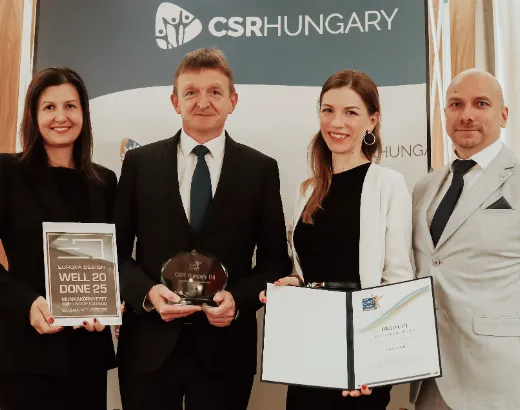 Doppelte Auszeichnung bei der CSR Hungary Preisverleihung